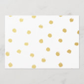 Calligrafie goud "Vereist voor de toekomst mevrouw Advieskaart (Achterkant)