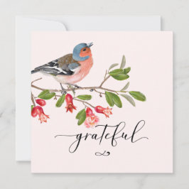 Calligrafie Grateful Dankuwel