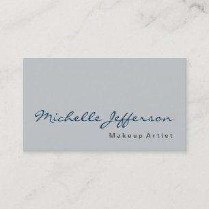 Calligrafie Gray Makeup Artist Visitekaartje
