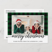 Calligrafie Green Plays Briefkaart (Voorkant / Achterkant)