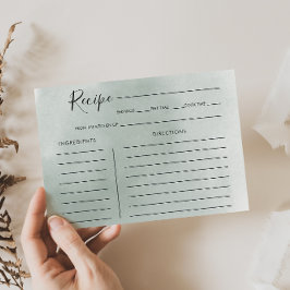 Calligrafie Groen wit Vrijgezellenfeest Recipe Kaa