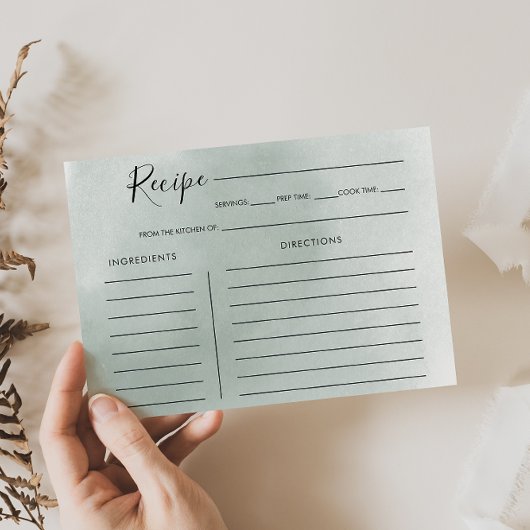 Calligrafie Groen wit Vrijgezellenfeest Recipe Kaa