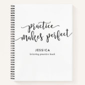 Calligrafie Handboek met briefingstoets Notitieboek (Voorkant)