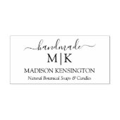 Calligrafie Handgemaakte Monogram of Logo Business Zelfinktende Stempel (Design)