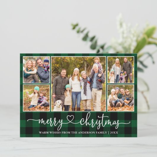 Calligrafie Harart. 5 Feestdagenkaart (Staand voorkant)