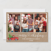 Calligrafie Harart Kraft 3 Feestdagenkaart (Voorkant)