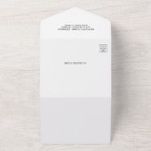 Calligrafie Harbour Mrs. 4 Foto alles in één kaart (Buitenkant)