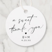 Calligrafie Hartelijk dank voor het Label (Voorkant)