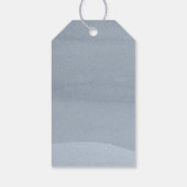 Calligrafie Hartelijk dank voor uw robuuste blauwe Cadeaulabel (Achterkant)