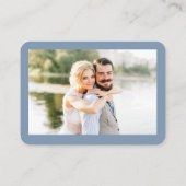 Calligrafie Hartfoto's Weddenschap Stusty Blue RSV Informatiekaartje (Achterkant)