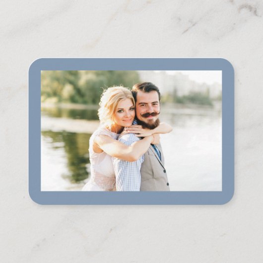 Calligrafie Hartfoto's Weddenschap Stusty Blue RSV Informatiekaartje (Achterkant)