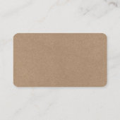 Calligrafie Heart Weddenschap Website QR Kraft Informatiekaartje (Achterkant)