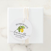 Calligrafie Homemade Limoncello Waterverf Lemon Bedankjes Labels (In situ)