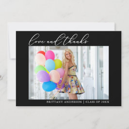 Calligrafie Ink Love Bedankt Foto Afstuderen