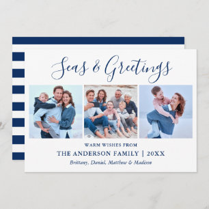 Calligrafie inkt Script 3 Foto Zeeen en groeten Feestdagenkaart