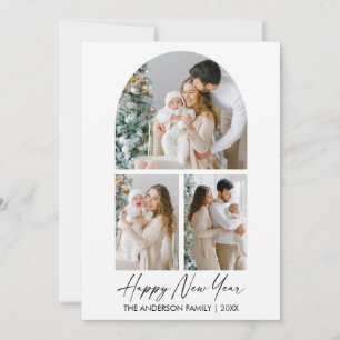 Calligrafie inkt Script 3 Fotoboog nieuwjaar Feestdagenkaart