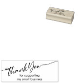 Calligrafie kaartmaken Dank je Rubberstempel (Gestempeld)
