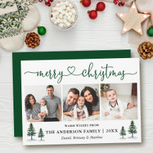 Calligrafie Kerst van het hart 3 Fotogroen