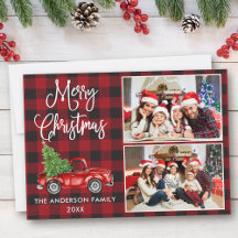 Calligrafie Kerstmis  Truck 2 Foto geplakt