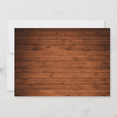 Calligrafie Kerstmis  Truck 4 Fotohout Feestdagenkaart (Achterkant)