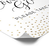 Calligrafie "Laat Liefde Groeien" Neem er Eén Poster (Hoek)