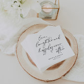 Calligrafie lacht en gelukkig ook na servet