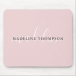 Calligrafie Licht Bleek Roze Meisje Muismat<br><div class="desc">Calligrafie Licht Bleek Roze Meisjes Muismat</div>