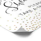 Calligrafie "Liefde is lief" Poster (Hoek)