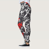 Calligrafie Liefde Yoga Leggings (Links)