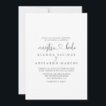Calligrafie Love Fancy Script Nuestra Boda Wedding Kaart<br><div class="desc">Deze kalligrafie houdt van fancy script nuestra boda bruiloft uitnodiging is perfect voor een minimalistische bruiloft. Het eenvoudige en elegante ontwerp kenmerkt klassieke en fancy manuscripttypografie in zwart-wit.</div>