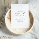 Calligrafie Love Fancy Script Nuestra Boda Wedding Kaart<br><div class="desc">Deze kalligrafie houdt van fancy script nuestra boda bruiloft uitnodiging is perfect voor een minimalistische bruiloft. Het eenvoudige en elegante ontwerp kenmerkt klassieke en fancy manuscripttypografie in zwart-wit.</div>