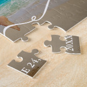 Calligrafie Love Wedding Photo Legpuzzel (Zijkant)