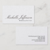 Calligrafie Makeup Artist Visitekaartje (Voorkant / Achterkant)