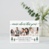 Calligrafie meer hier dit jaar 3 foto's briefkaart (Staand voorkant)