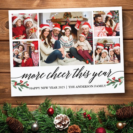 Calligrafie meer hier dit jaar 5 Fotovakantie Briefkaart