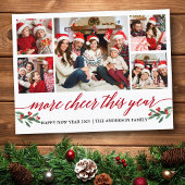 Calligrafie meer hier dit jaar Foto Rood Briefkaart