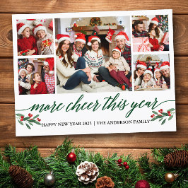 Calligrafie Meer Kerstvreugde Dit Jaar 5 Foto Groe Briefkaart