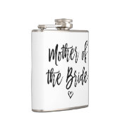 Calligrafie met brieftermoeder van de bride heupfles (Rechts)
