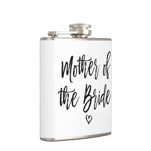 Calligrafie met brieftermoeder van de bride heupfles (Rechts)