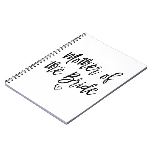 Calligrafie met brieftermoeder van de bride notitieboek (Linkerzijde)