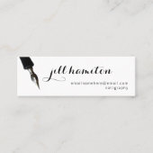 Calligrafie Mini Visitekaartje (Voorkant)