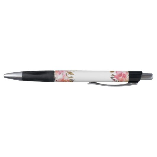 Calligrafie Naam Roze Floral Feminine Pen (Bodem)