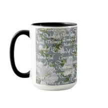 Calligrafie Namen van Christus || Grijs en zwart