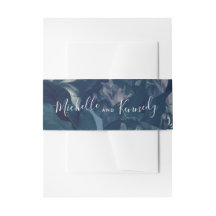 Calligrafie Navy Antiek Bouquet Wedding