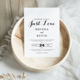 Calligrafie Niets Fancy Liefde Weddenschap Kaart