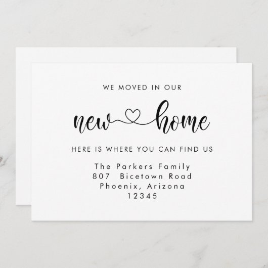 Calligrafie Nieuw startsein (Voorkant / Achterkant)