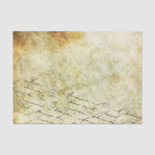 Calligrafie op een Gold- en Bronze-achtergrond Tissuepapier