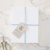 Calligrafie Pompoen Bruiloft Feest Dank Je Cadeaulabel (Met Touw)