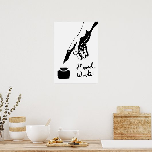 Calligrafie Poster (Keuken)