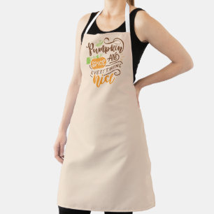 Calligrafie Pumpkin Spice en alles Nice Schort